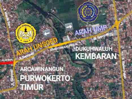 PERHATIAN SERIUS AKSES JALAN DI PURWOKERTO TIMUR