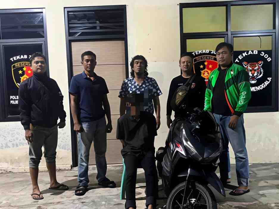 Gerak Cepat Polisi! Unit Reskrim Polsek Menggala Bersama Tekab 308 Berhasil Bekuk Pelaku Curanmor, Tak Butuh 1×24 Jam