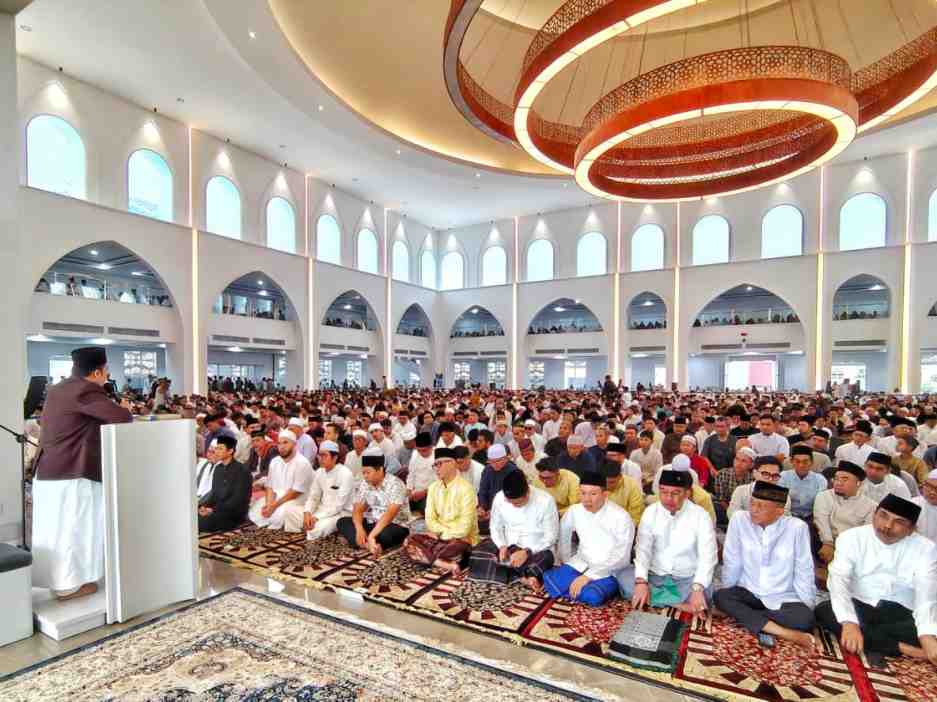 Idulfitri 1447 H di Lampung Berlangsung Aman dan Khidmat, Gubernur Tekankan Semangat Kebersamaan