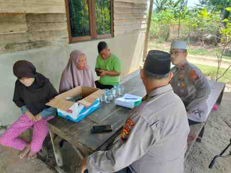 Jumat Penuh Berkah, Kapolsek Tualang Salurkan Bantuan ke Yayasan Berkah Ikhlas Hati Dan Anak-anak Disabilitas