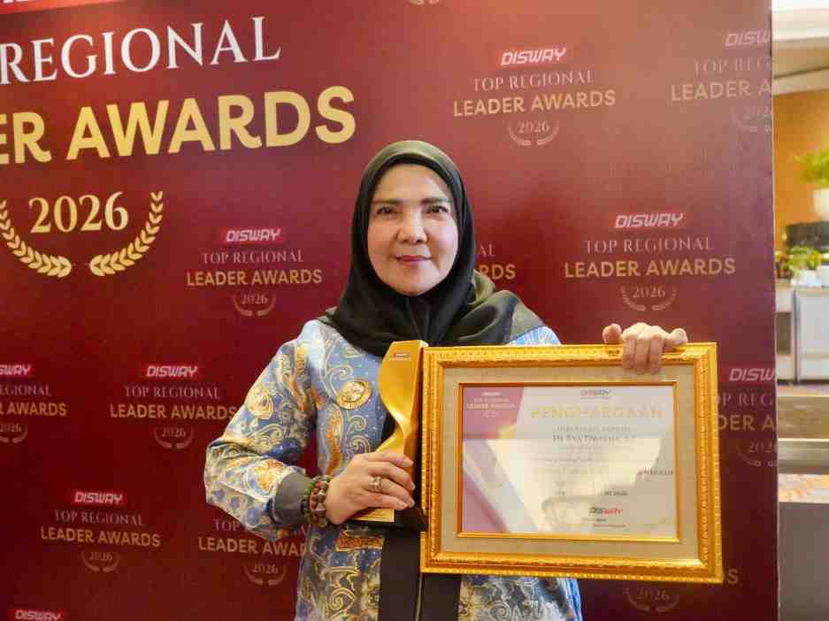 Wali Kota Bandar Lampung Raih Penghargaan Disway Top Regional Leader Awards 2026
