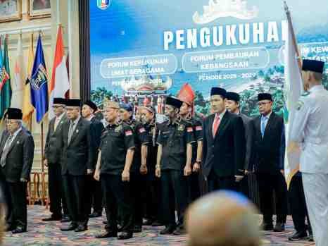 Kukuhkan Tiga Forum Strategis, Gubernur Mirza Ajak Semua Elemen Jaga Harmoni Lampung