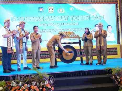 Dalam Rangka Rakornas Samsat Tahun 2026, Walikota Bandar Lampung Hj. Eva Dwiana, Dorong Inovasi Layanan Pajak dan Promosikan Bandar Lampung