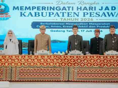Hadiri Rapat Paripurna Istimewa DPRD Kabupaten Pesawaran dalam rangka peringatan Hari Jadi ke-19 Kabupaten Pesawaran, Gubernur Lampung Ajak Pesawaran Perkuat Kolaborasi dan Tingkatkan Kualitas SDM