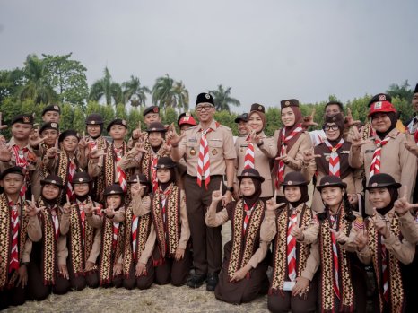 Lepas 598 Peserta Jamnas XII, Gubernur Mirza Tekankan Penguatan Karakter dan Integritas Generasi Muda