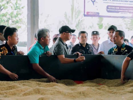 Pemprov Lampung Dorong Hilirisasi Gabah di Tingkat Desa Lewat Bed Dryer