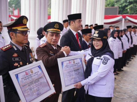 Dalam Rangka‎ Peringati HUT RI yang Ke-81 Tahun 2026, di Lingkungan Pemkot Bandar Lampung Berlangsung Meriah
