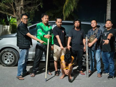 Mesin Pompa Air Digondol, Seorang Pria Berinisal Y Berhasil Diciduk Polsek Menggala! Tim URC Polres Tulang Bawang Ikut Buru Komplotan Pelaku