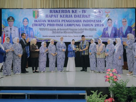 Buka Rakerda IV IWAPI Lampung, Gubernur Mirza Dorong Perempuan Jadi Penggerak Ekonomi Daerah