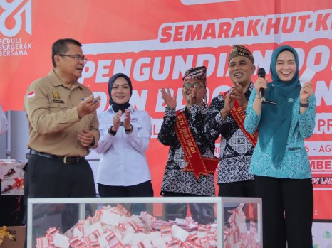 HUT ke-81 PMI, Purnama Wulan Sari Mirza Perkuat Gerakan Kemanusiaan di Lampung