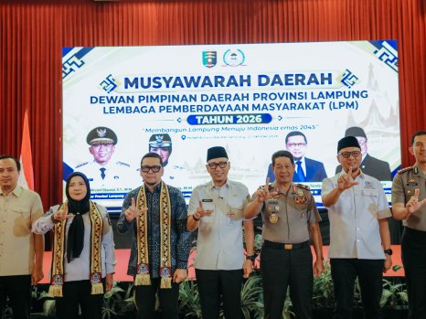 Buka Musda LPM Provinsi Lampung, Gubernur Lampung Ajak LPM Berkolaborasi Membangun Ekonomi Daerah dari Desa