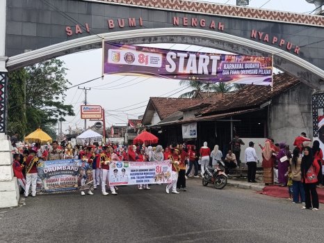 Berkat kegigihan dari para pelatih Peserta Drumband SDN 01 Gunsak Raih Juara 1 Tingkat SD