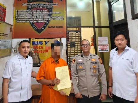 POLRES SIAK UNGKAP DUGAAN KORUPSI APBKAM RP404 JUTA, MANTAN PENGHULU RAWA MEKAR JAYA DITAHAN