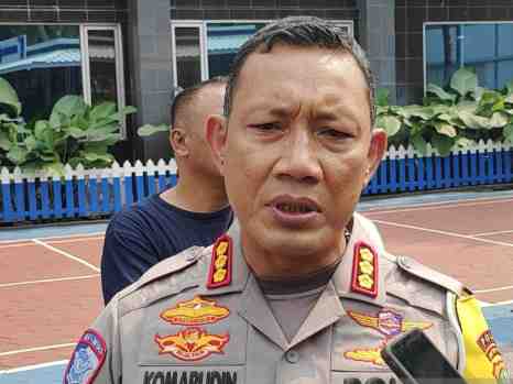 Polda Metro Jaya Olah TKP Tabrakan Transjakarta